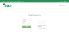 Desktop Screenshot of formacion.grupobeca.com